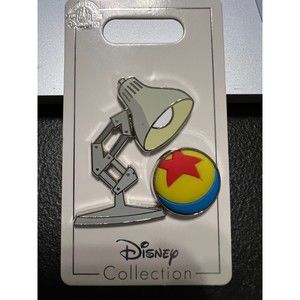 Pixar Lamp Luxo Ball Pin Set Disney Pin Trading New On Card